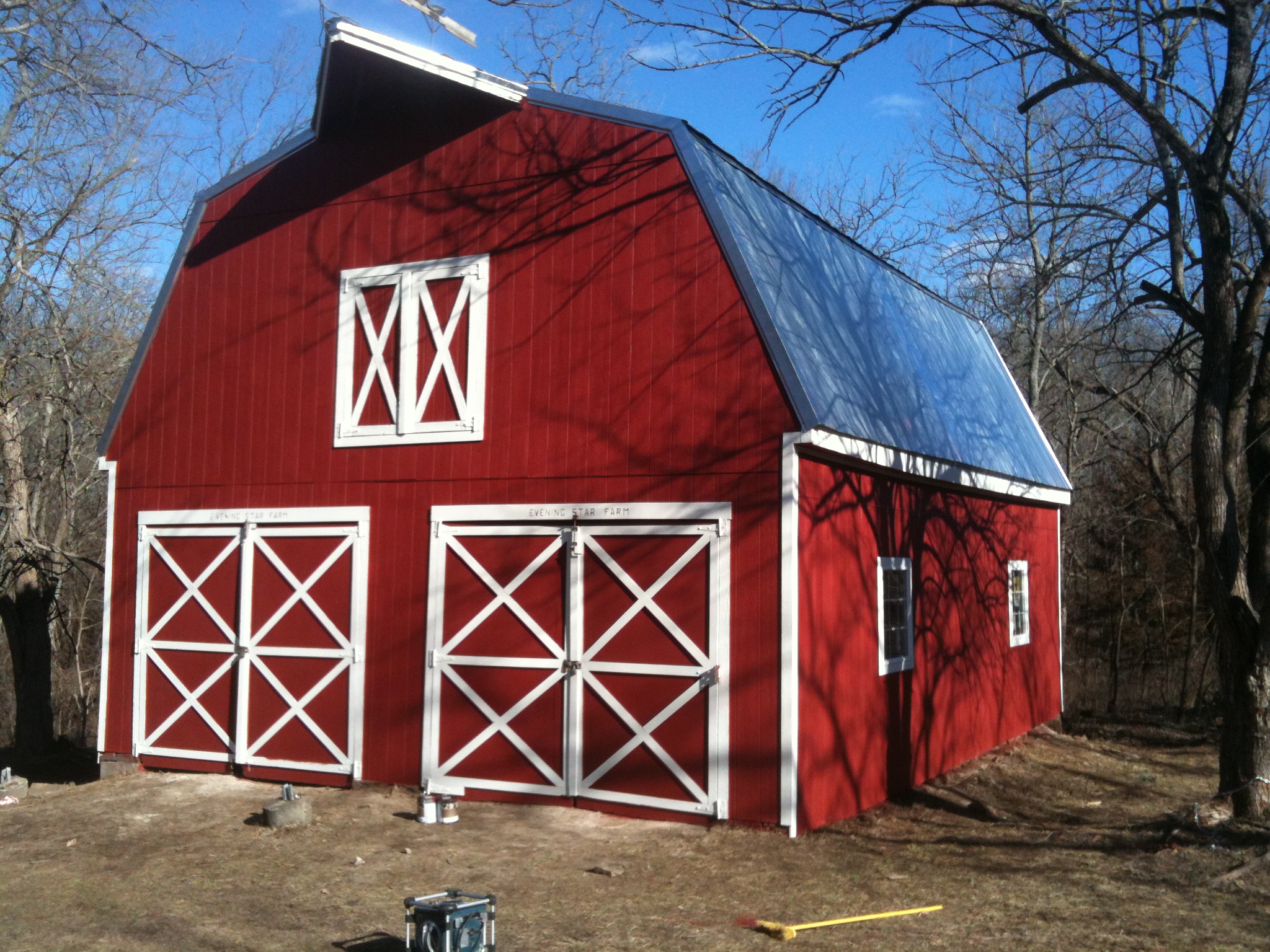 remodel, barn, old, red, reclaim, reconstruct